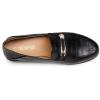 imageDREAM PAIRS Loafers for Women Slip On Comfortable Round Toe Casual Fashion Flats Dressy ShoesBlack StonePu