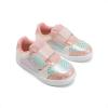 imageDREAM PAIRS Toddler Girls Sneakers Sparkly Shiny Lightweight Comfortable Hook and Loop Casual Walking Little Kids ShoesPinkRainbow