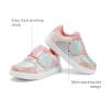 imageDREAM PAIRS Toddler Girls Sneakers Sparkly Shiny Lightweight Comfortable Hook and Loop Casual Walking Little Kids ShoesPinkRainbow