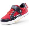 imageDREAM PAIRS Boys Sneakers Little Kids Toddler Shoes Storybook Causal Walking Shoes NonSlip with Hook and LoopRedBlack
