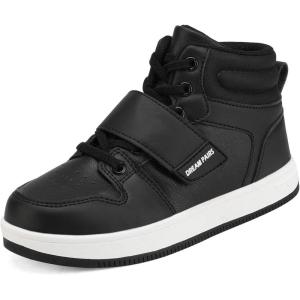 imageDREAM PAIRS Boys Girls High Top Sneaker LilLegends Skyhigh Basketball ShoesBlack