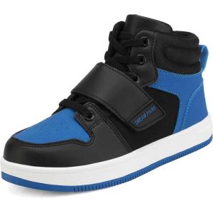 imageDREAM PAIRS Boys Girls High Top Sneaker LilLegends Skyhigh Basketball ShoesBlackRoyalBlue