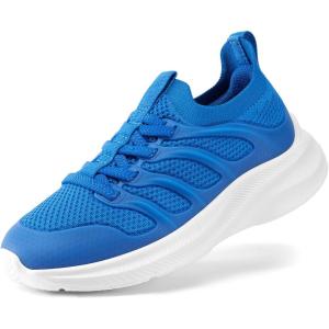 imageDREAM PAIRS Boys Girls Shoes Kids Tennis Slip on Footwear Running Athletic Sports School SneakersBlue