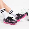 imageDREAM PAIRS Boys Girls Soccer Cleats Kids Football Shoes for LittleBig KidBlackHot Pink