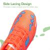 imageDREAM PAIRS Boys Girls Soccer Cleats Kids Football Shoes for LittleBig KidOrange