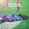 imageDREAM PAIRS Boys Girls Soccer Cleats Youth Firm Groud Classic Lightweight Football Shoes for LittleBig KidBlackDarkGrey