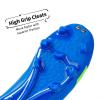 imageDREAM PAIRS Boys Girls Soccer Cleats Youth Firm Groud Classic Lightweight Football Shoes for LittleBig KidRoyalBlueNeonGreen