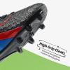 imageDREAM PAIRS Boys Girls Soccer Cleats Youth Firm Groud Outdoor Sport Athletic High Top Football Shoes for LittleBig KidBlackRoyal BlueRed