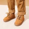 imageDREAM PAIRS Toddler Boots Kids Boys Girls Winter Zipper Warm Faux Fur FuzzyGo Kids Cozy Walking Ankle BootsChestnut