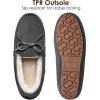 imageDREAM PAIRS Womens House Slippers Indoor Outdoor Moccasin Fuzzy Fluffy Furry Loafers Suede Leather Warm ShoesGrey02