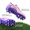 imageDream Pairs Boys Girls Soccer Cleats Kids Football Shoes for LittleBig KidPinkPurple
