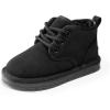 imageDREAM PAIRS Toddler Boots Kids Boys Girls Winter Zipper Warm Faux Fur FuzzyGo Kids Cozy Walking Ankle BootsBlack