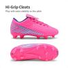 imageDREAM PAIRS Boys Girls Outdoor Soccer Cleats Football Shoes for LittleBig KidFuchsiaRoyalBlue