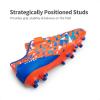imageDREAM PAIRS Boys Girls Soccer Cleats Kids Football Shoes for LittleBig Kid SDSO2307KOrangeBlue
