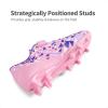imageDREAM PAIRS Boys Girls Soccer Cleats Kids Football Shoes for LittleBig Kid SDSO2307KPinkPurple
