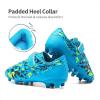 imageDREAM PAIRS Boys Girls Soccer Cleats Kids Football Shoes for LittleBig Kid SDSO2307KRoyal BlueNeon Green