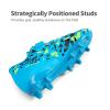 imageDREAM PAIRS Boys Girls Soccer Cleats Kids Football Shoes for LittleBig Kid SDSO2307KRoyal BlueNeon Green