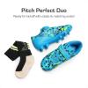 imageDREAM PAIRS Boys Girls Soccer Cleats Kids Football Shoes for LittleBig Kid SDSO2307KRoyal BlueNeon GreenSock