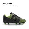 imageDREAM PAIRS Boys Girls Soccer Cleats Youth Firm Groud Athletic Outdoor Trainning Football Shoes for LittleBig KidBlackNeon Green