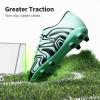 imageDREAM PAIRS Boys Girls Soccer Cleats Youth Firm Groud Baseball Cleats Sport Athletic Outdoor Trainning Football Shoes for LittleBig KidMint Green