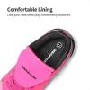 imageDREAM PAIRS Boys Girls Soccer Football Cleats Shoes for LittleBig KidFuchsiaBlack