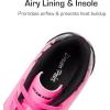 imageDREAM PAIRS Boys Girls Soccer Football Cleats Shoes for LittleBig KidHot PinkBlack