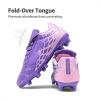 imageDREAM PAIRS Boys Girls Soccer Football Cleats Shoes for LittleBig KidLightPurplePink