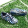 imageDREAM PAIRS Boys Girls Turf Indoor Soccer Shoes Lace Up Cleats for LittleBig KidGreyRoyalBlue