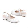 imageDREAM PAIRS Girls Dress Shoes Slingback Heels Round Toe Pump for Little Big Kids Flower Party Wedding PrincessWhite
