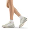 imageDREAM PAIRS Women Fashion Sneakers Walking Tennis Sports Athletic Comfortable Lightweight Running Lace Up Retro Classic Casual SneakerWhiteBeige