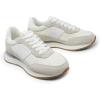 imageDREAM PAIRS Women Fashion Sneakers Walking Tennis Sports Athletic Comfortable Lightweight Running Lace Up Retro Classic Casual SneakerWhiteBeige