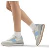 imageDREAM PAIRS Women Fashion Sneakers Walking Tennis Sports Athletic Comfortable Lightweight Running Lace Up Retro Classic Casual SneakerWhiteBlue