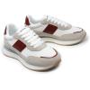 imageDREAM PAIRS Women Fashion Sneakers Walking Tennis Sports Athletic Comfortable Lightweight Running Lace Up Retro Classic Casual SneakerWhiteBurgundy
