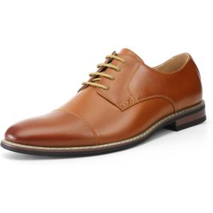 imageBruno Moda Italy Mens Prince Classic Modern Formal Oxford Wingtip Lace Up Dress ShoesBrown