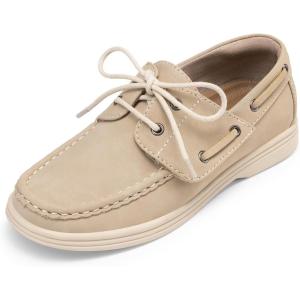 imageDREAM PAIRS Boys Dress Shoes Boat Shoes Slip on Loafers Casual School Shoes ToddlerLittle KidBig KidKhaki