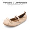 imageDREAM PAIRS Girls Ballet Flats Dress Shoes Mary Janes Ballerina ShoesNude