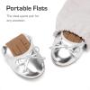 imageDREAM PAIRS Girls Ballet Flats Dress Shoes Mary Janes Ballerina ShoesSilver