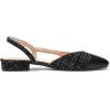 imageDREAM PAIRS Slingback Ballet Flats for Women Square Cap Toe Low Heel Dress Shoes Comfortable Work Flats for Office Party Wedding Business CasualBlack