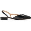 imageDREAM PAIRS Slingback Ballet Flats for Women Square Cap Toe Low Heel Dress Shoes Comfortable Work Flats for Office Party Wedding Business CasualBlackpu