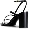 imageDREAM PAIRS Womens Heels Chunky Block Strappy Square Open Toe Ankle Buckle Heeled Sandals Wedding Party Dress Shoes IndieBlack