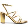 imageDREAM PAIRS Womens Heels Chunky Block Strappy Square Open Toe Ankle Buckle Heeled Sandals Wedding Party Dress Shoes IndieGoldpu