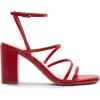 imageDREAM PAIRS Womens Heels Chunky Block Strappy Square Open Toe Ankle Buckle Heeled Sandals Wedding Party Dress Shoes IndieRedpu
