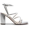 imageDREAM PAIRS Womens Heels Chunky Block Strappy Square Open Toe Ankle Buckle Heeled Sandals Wedding Party Dress Shoes IndieSilverpu