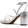 imageDREAM PAIRS Womens Heels Chunky Block Strappy Square Open Toe Ankle Buckle Heeled Sandals Wedding Party Dress Shoes IndieSilverpu