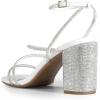 imageDREAM PAIRS Womens Heels Chunky Block Strappy Square Open Toe Ankle Buckle Heeled Sandals Wedding Party Dress Shoes IndieWhiterhinestone