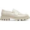 imageDREAM PAIRS Womens Loafers Lug Sole Slip On Platform Chunky Penny Loafers for Women Dressy and Work Business Casual Shoes for WomenBeigepat