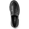 imageDREAM PAIRS Womens Loafers Lug Sole Slip On Platform Chunky Penny Loafers for Women Dressy and Work Business Casual Shoes for WomenBlackpu