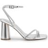 imageDREAM PAIRS Womens Strappy Round Heels Open Square Toe Ankle Strap Party Sandals Dress ShoesSilverrhinestone