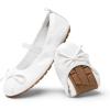 imageDREAM PAIRS Girls Ballet Flats Dress Shoes Mary Janes Ballerina ShoesWhite