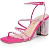 Hot Pink-rhinestone